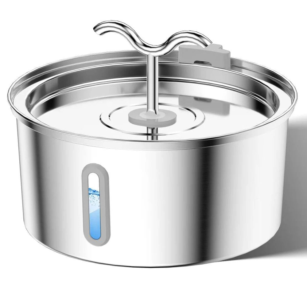 Fontaine à eau pour chat 3,2 L, fontaine de circulation avec système de triple filtration, gamelles d'eau multiples pour chats et chiens