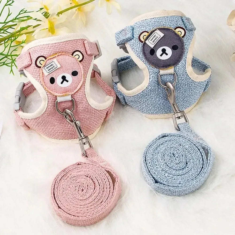 Adjustable Harness & Collar for Kittens and Small Pets