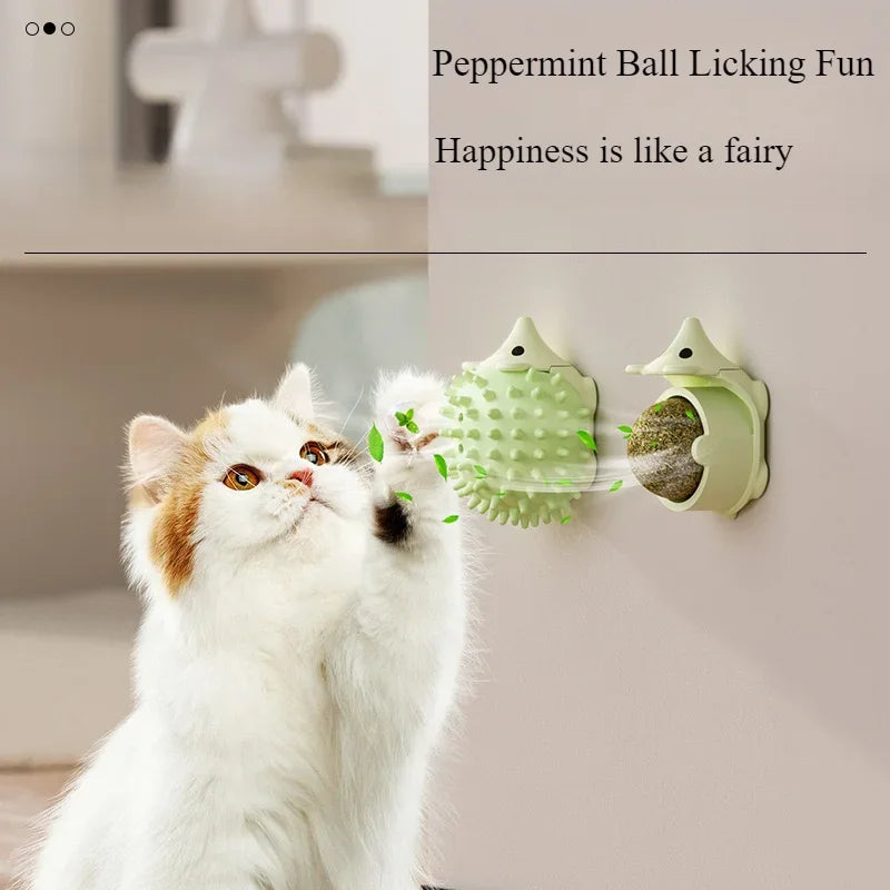 Hedgehog Catnip Ball - Licking and Rolling Toy