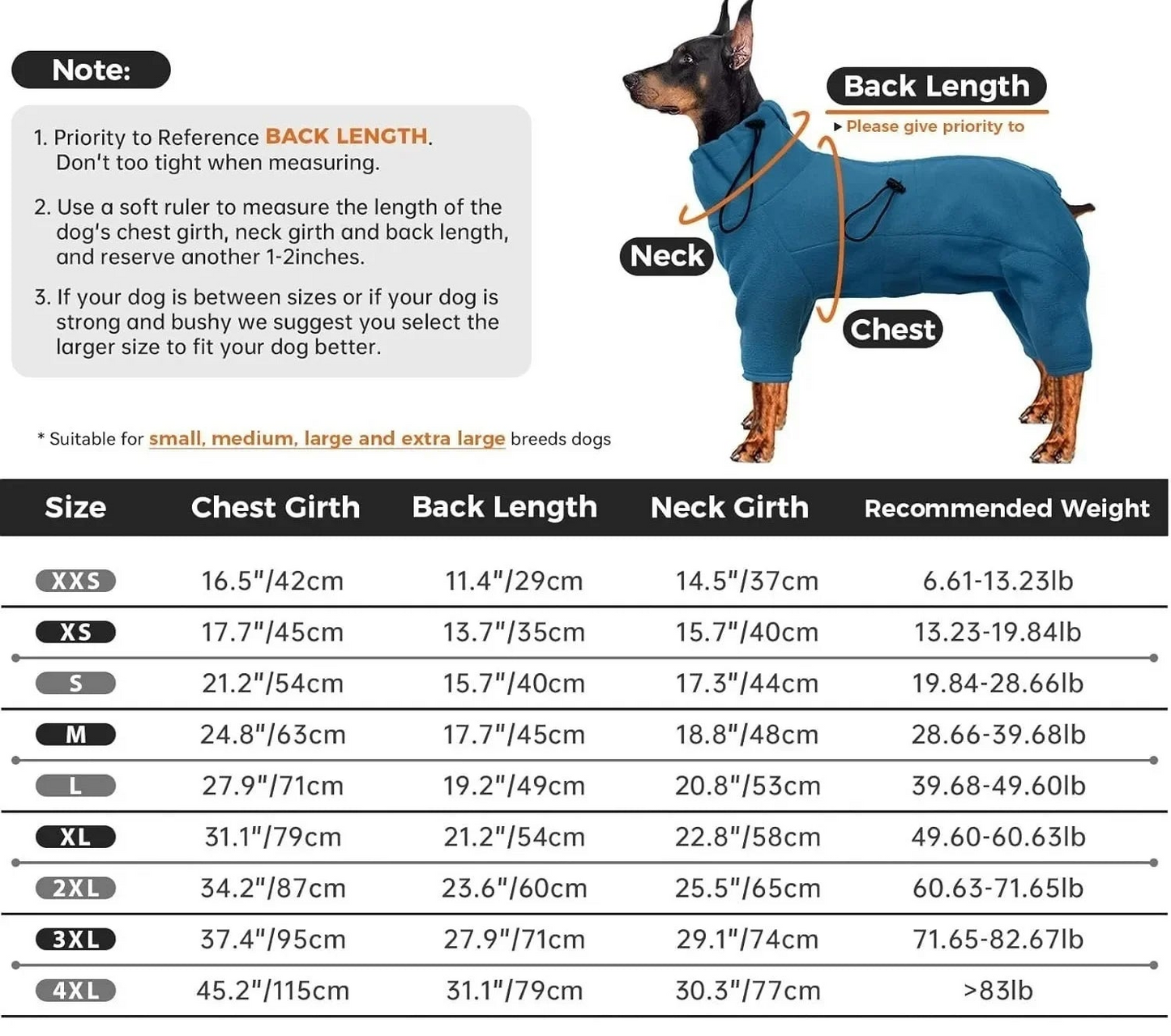 Manteau d'hiver pour chien - Veste coupe-vent en polaire douce pour temps froid