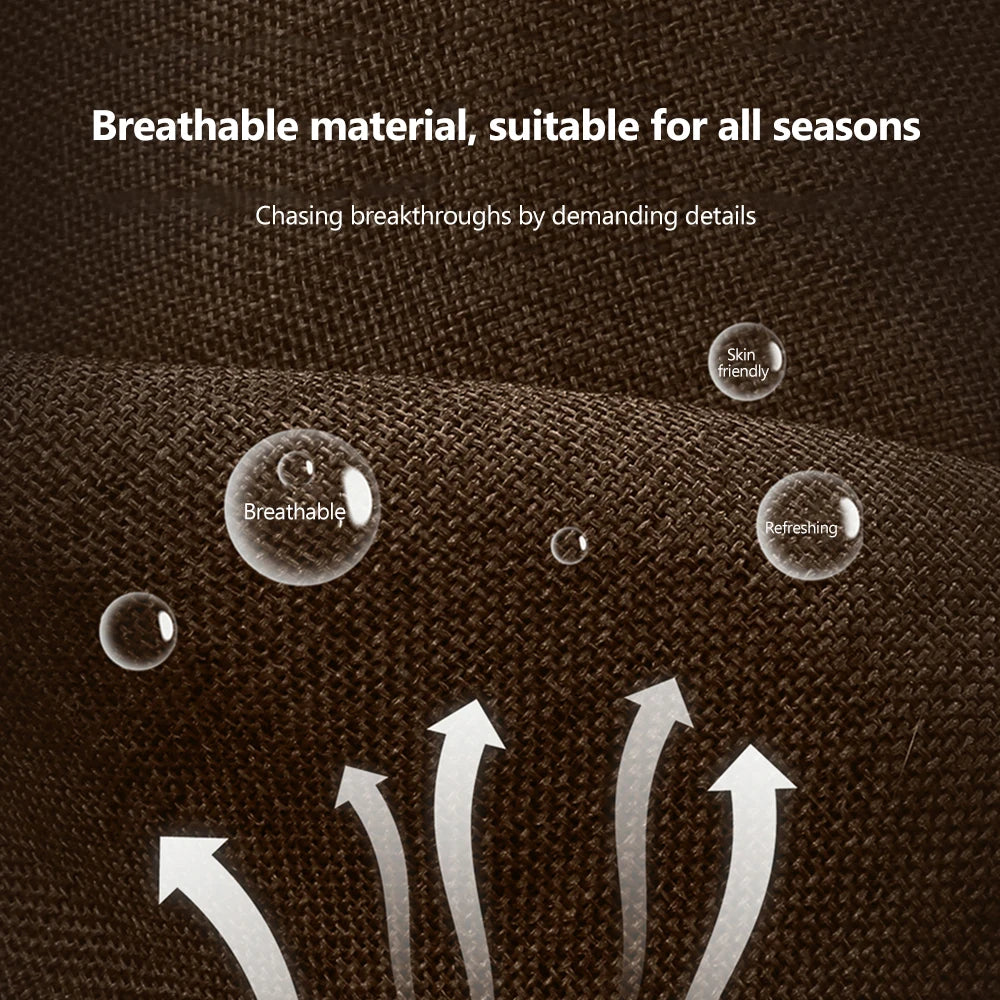 Universal Breathable Flax Car Seat Cover & Cushion Protector