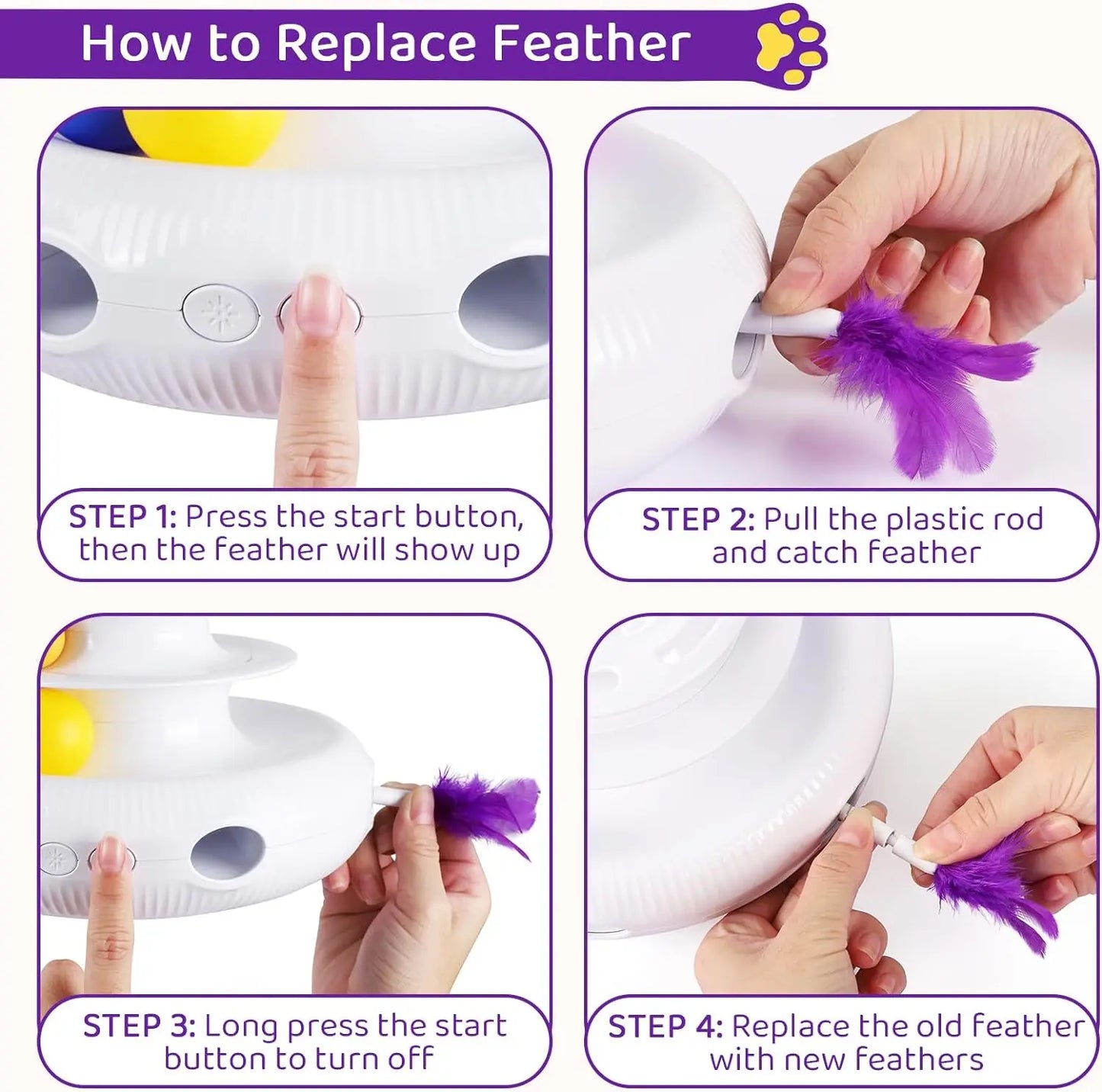 3-in-1 Automatic Interactive Cat Toy