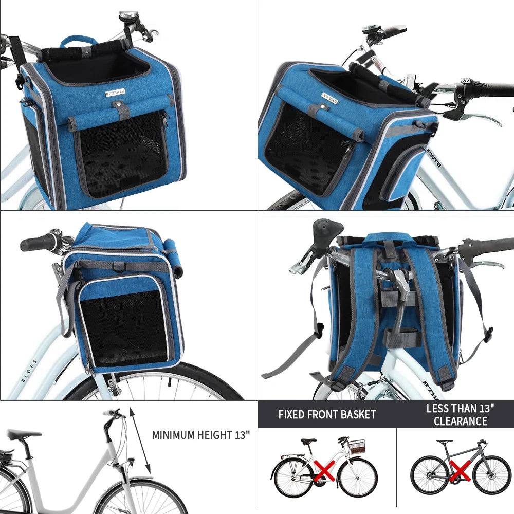 Expandable Soft-Sided Pet Carrier with Four Access Openings