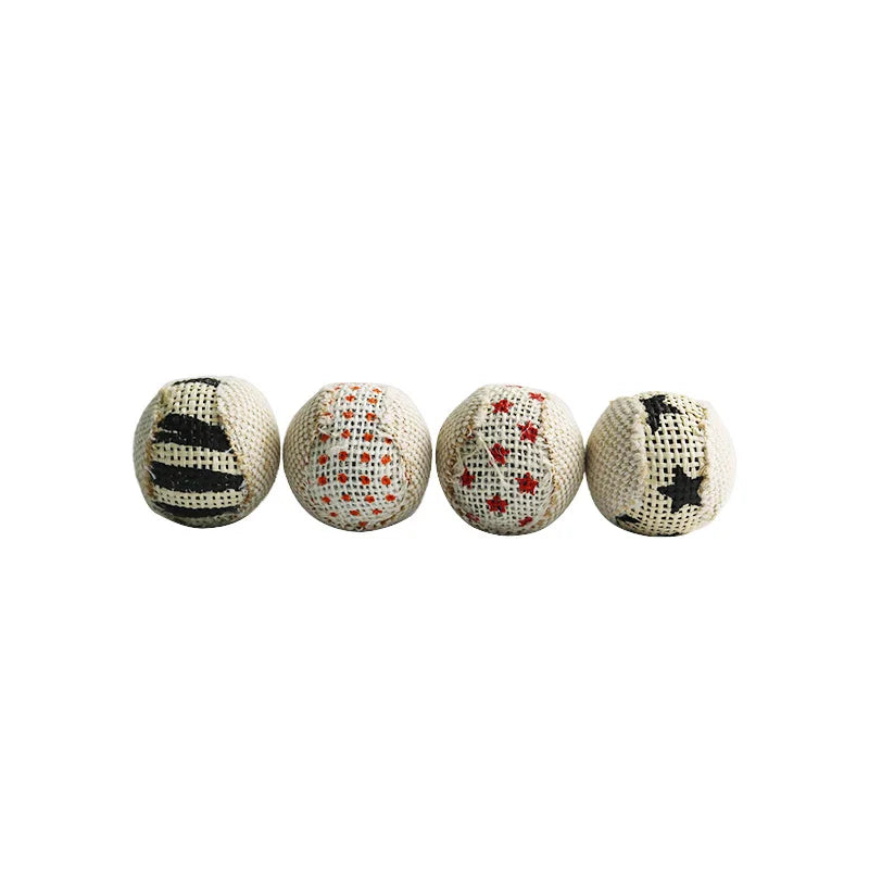 Sisal Scratching Ball Interactive Cat Toy