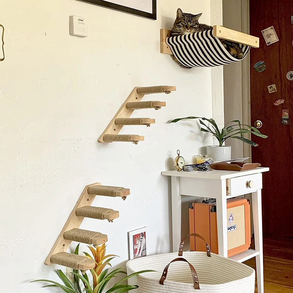 Wall-Mounted Cat Climbing Furniture & Hammocks