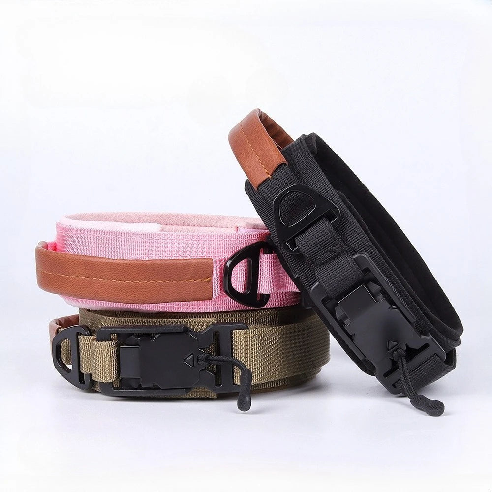 Adjustable Tactical Training Collar for Medium & Large Dogs