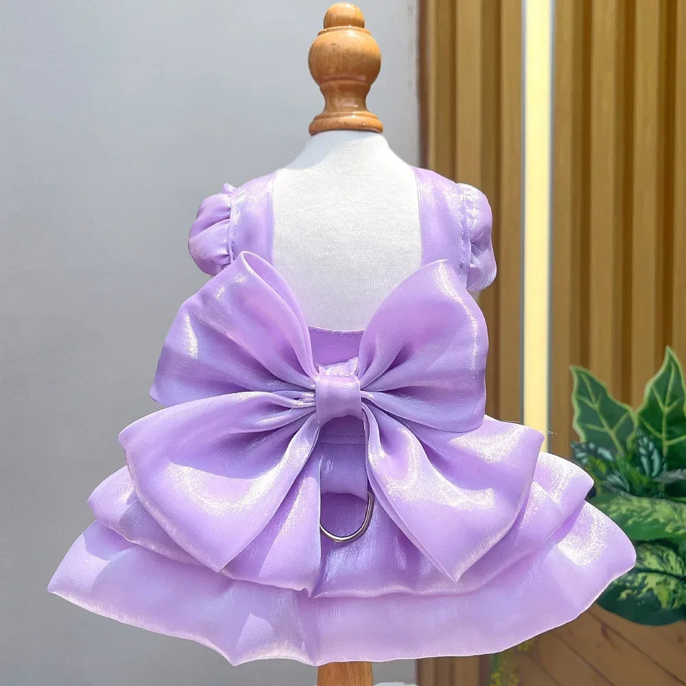 Bowknot Princess Dress for Small Dogs & Cats