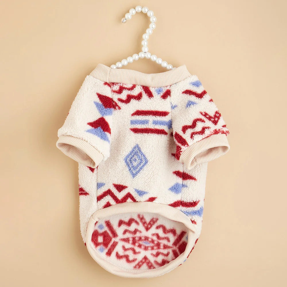 Fleece Winter Sweater for Cats & Small Dogs