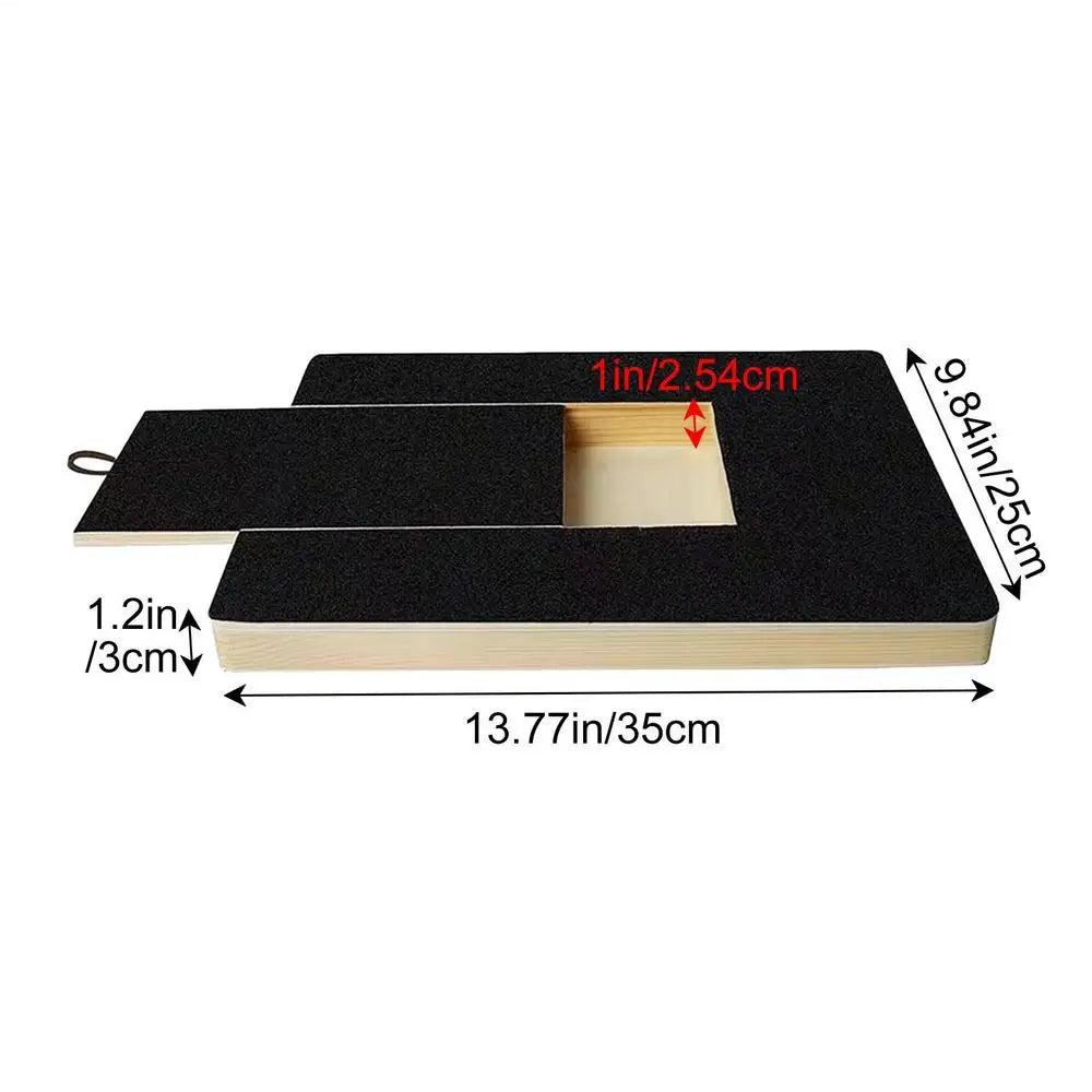 Wooden Dog Nail Scratch Board – Self-Filing Nail Trimmer