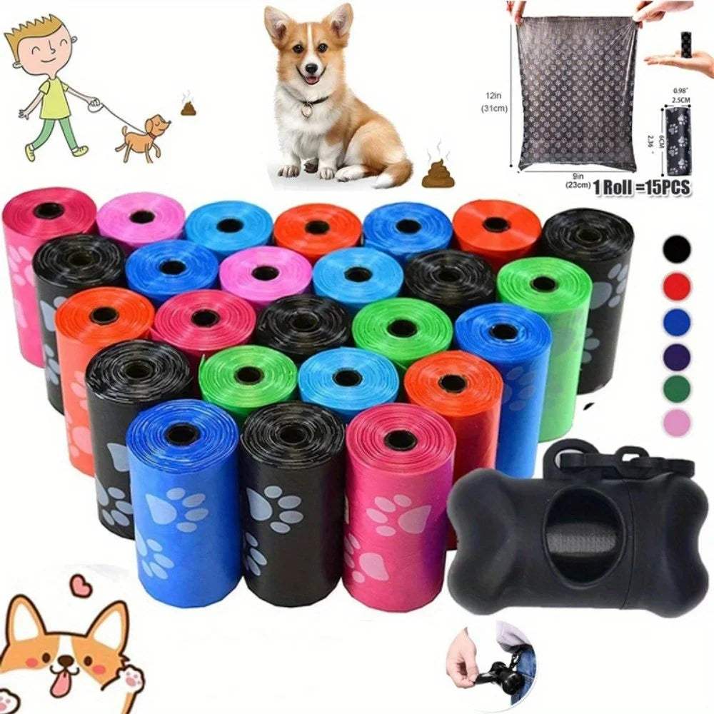 Dog Waste Bag Dispenser and Holder (26 Pack)