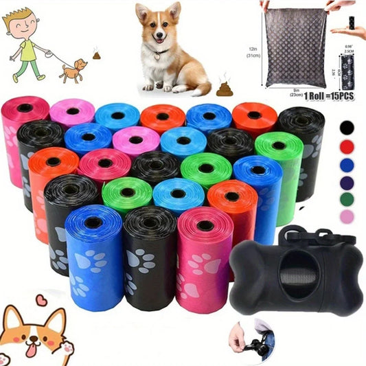 Dog Waste Bag Dispenser and Holder (26 Pack)