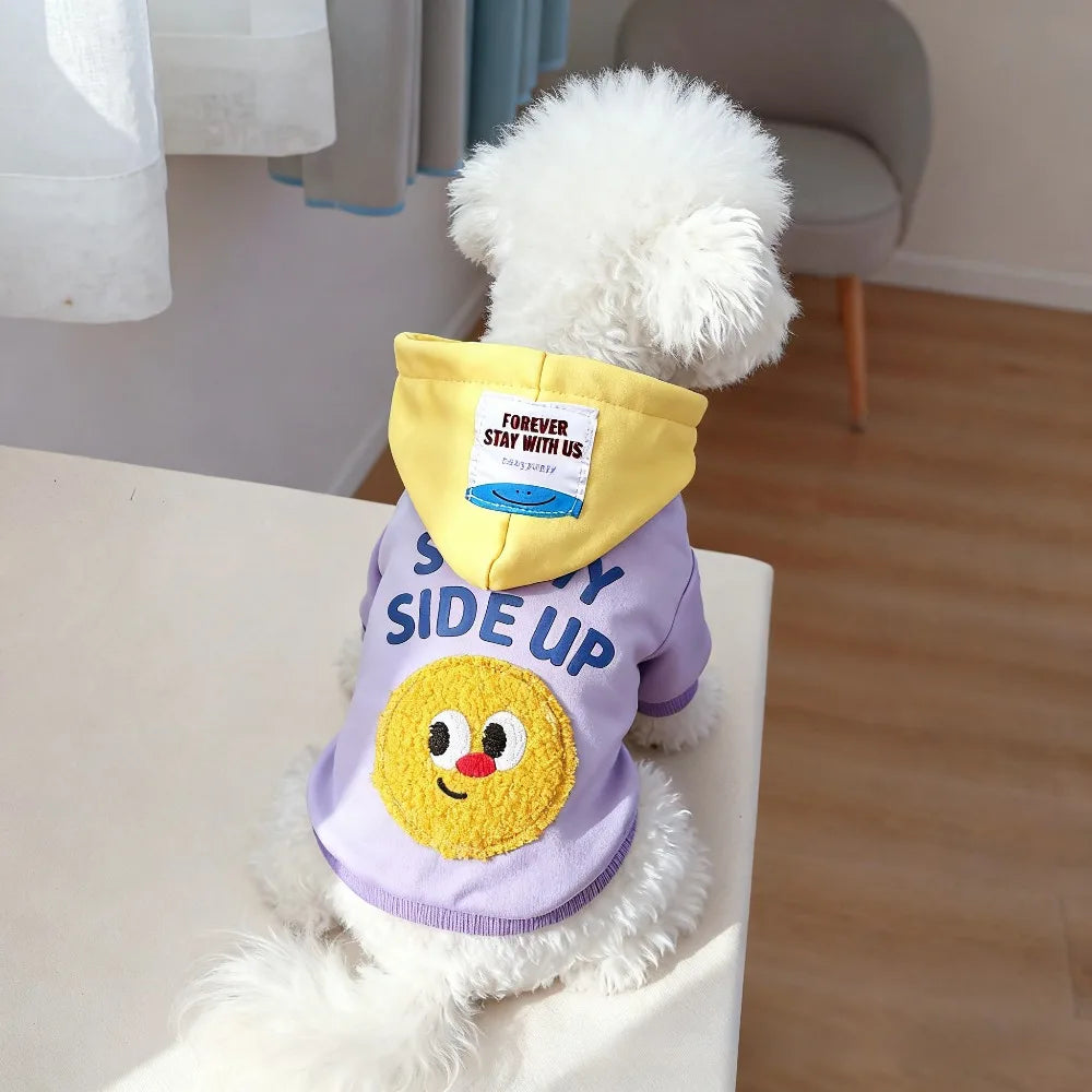 Smile Face Hoodie for Small & Medium Dogs & Cats