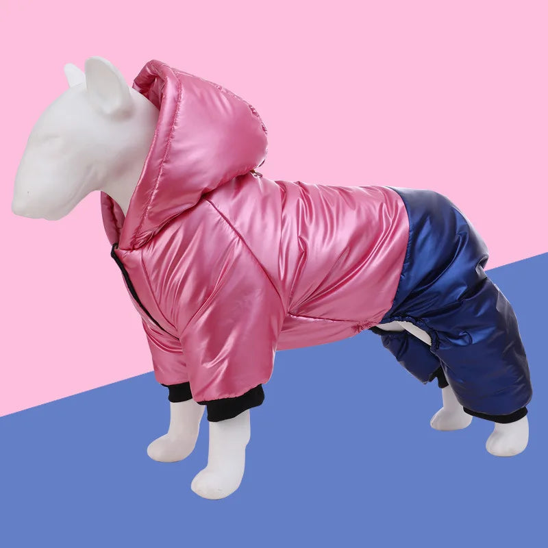 Waterproof Winter Down Hoodie Jacket for Small Dogs