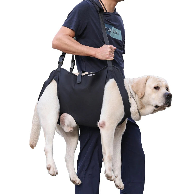 Dog Body Support Lift Harness for Injured, Disabled & Elderly Dogs – Soft Oxford Carry Sling