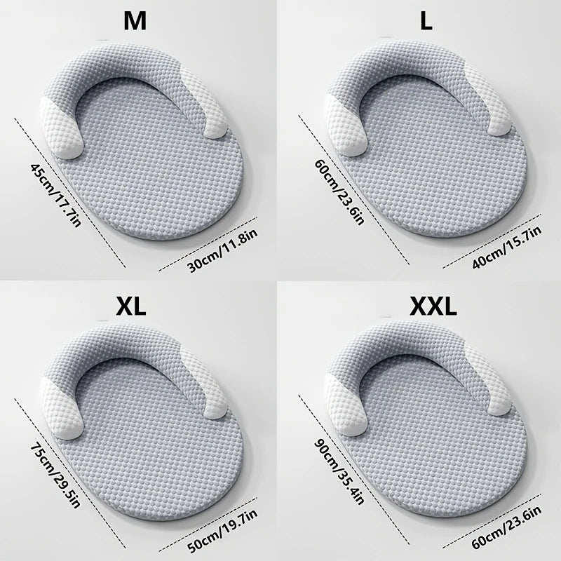 Oval Ice Silk Cooling Bed for Dogs & Cats