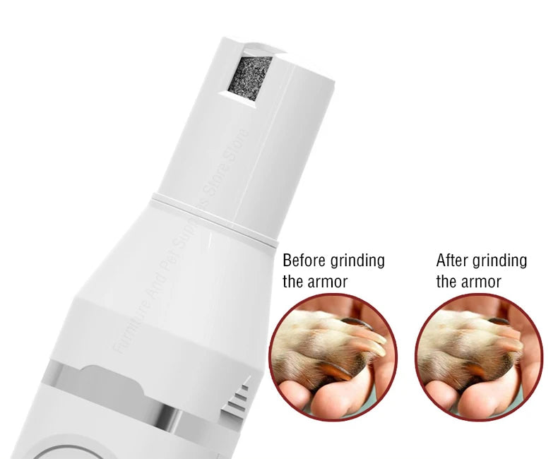4-in-1 Cordless Pet Grooming Set with 4 Blades — Low Noise Rechargeable Clipper