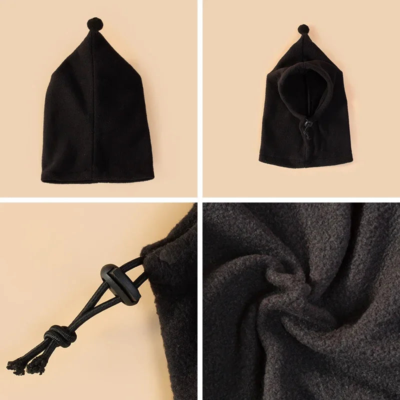 Fleece High-Neck Windproof Hat for Dogs & Cats