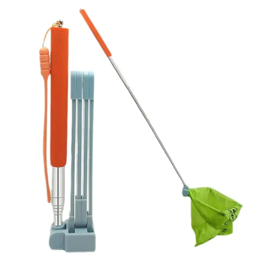Long-Handle Stainless Steel Pooper Scooper for Dogs & Cats