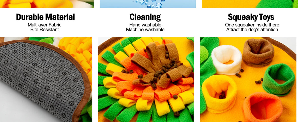 Fleece Dog Snuffle Mat