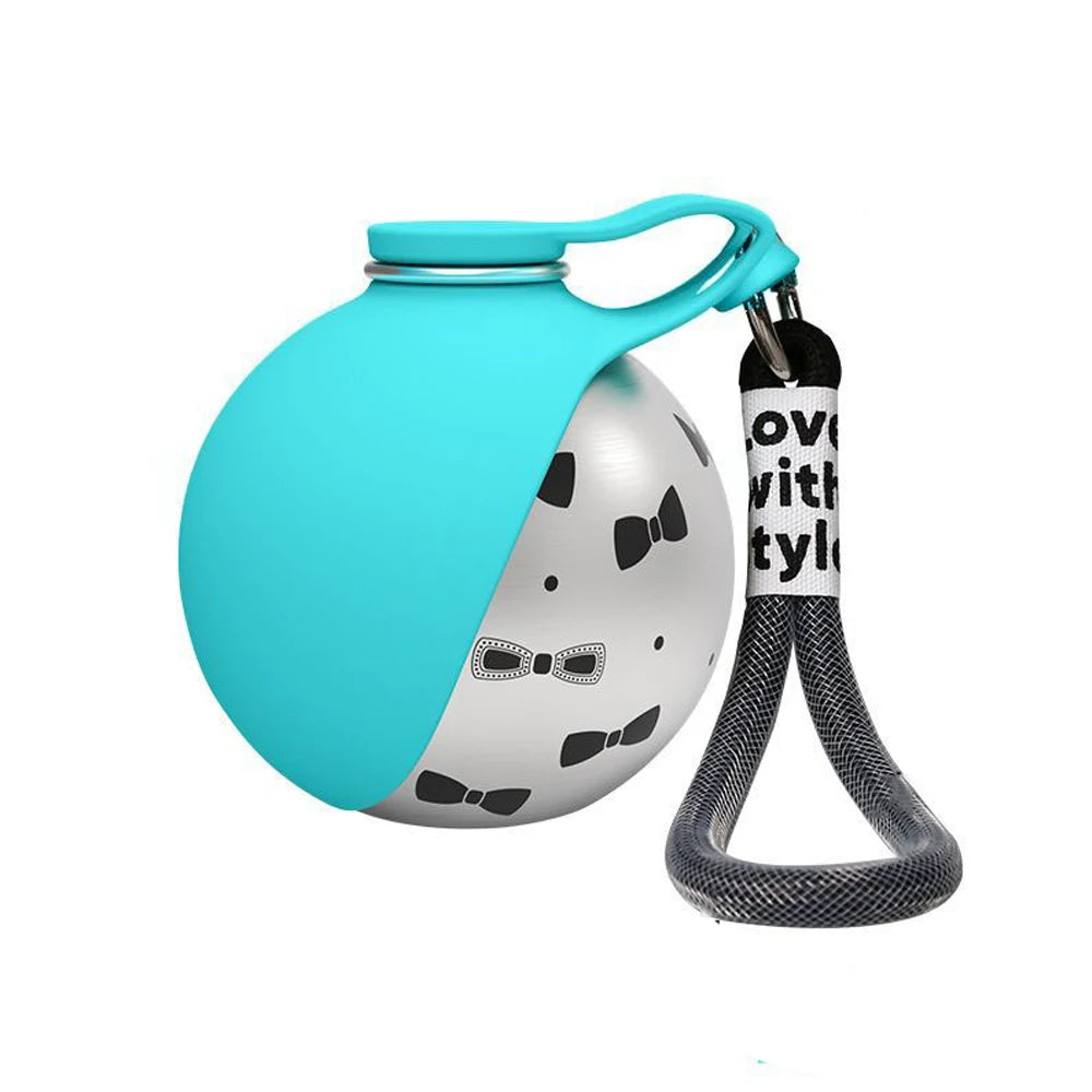 2-in-1 Portable Dog Water Bottle for Small Dogs - Leakproof Compact Dog Travel Water Bottle, Portable Pet Water Bottle