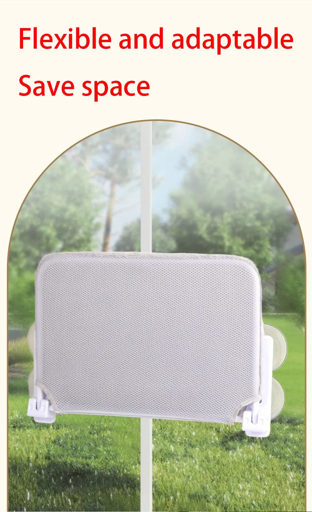 Window Cat Hammock – Suction Cup Sunbathing Cat Bed