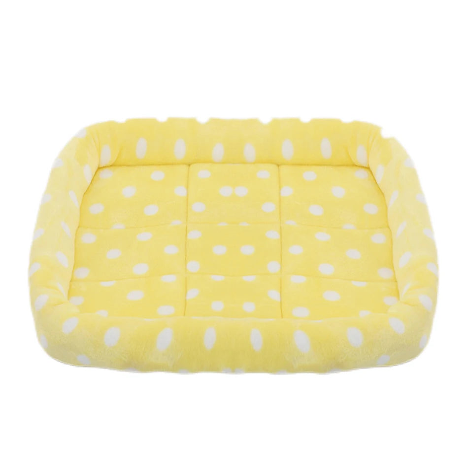 Soft Plush Pet Bed Mat – Calming Cushion for Cats & Dogs, S to XXL