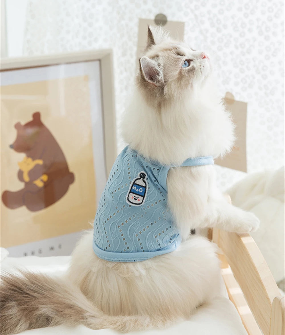 Breathable Summer Vest for Cats & Small Dogs