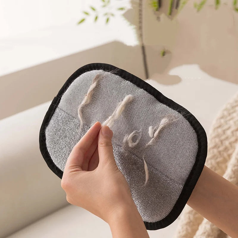 Double-Sided Pet Hair Removal Gloves