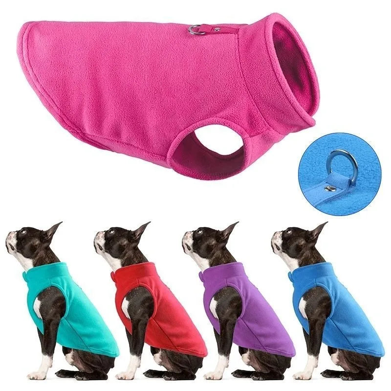 Gilet Polaire pour Petits Chiens et Chats | Manteau d'Hiver Chaud pour Chihuahuas et Bouledogues Français