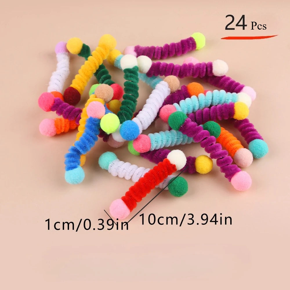 Woolen Strip Cat Teaser Toy