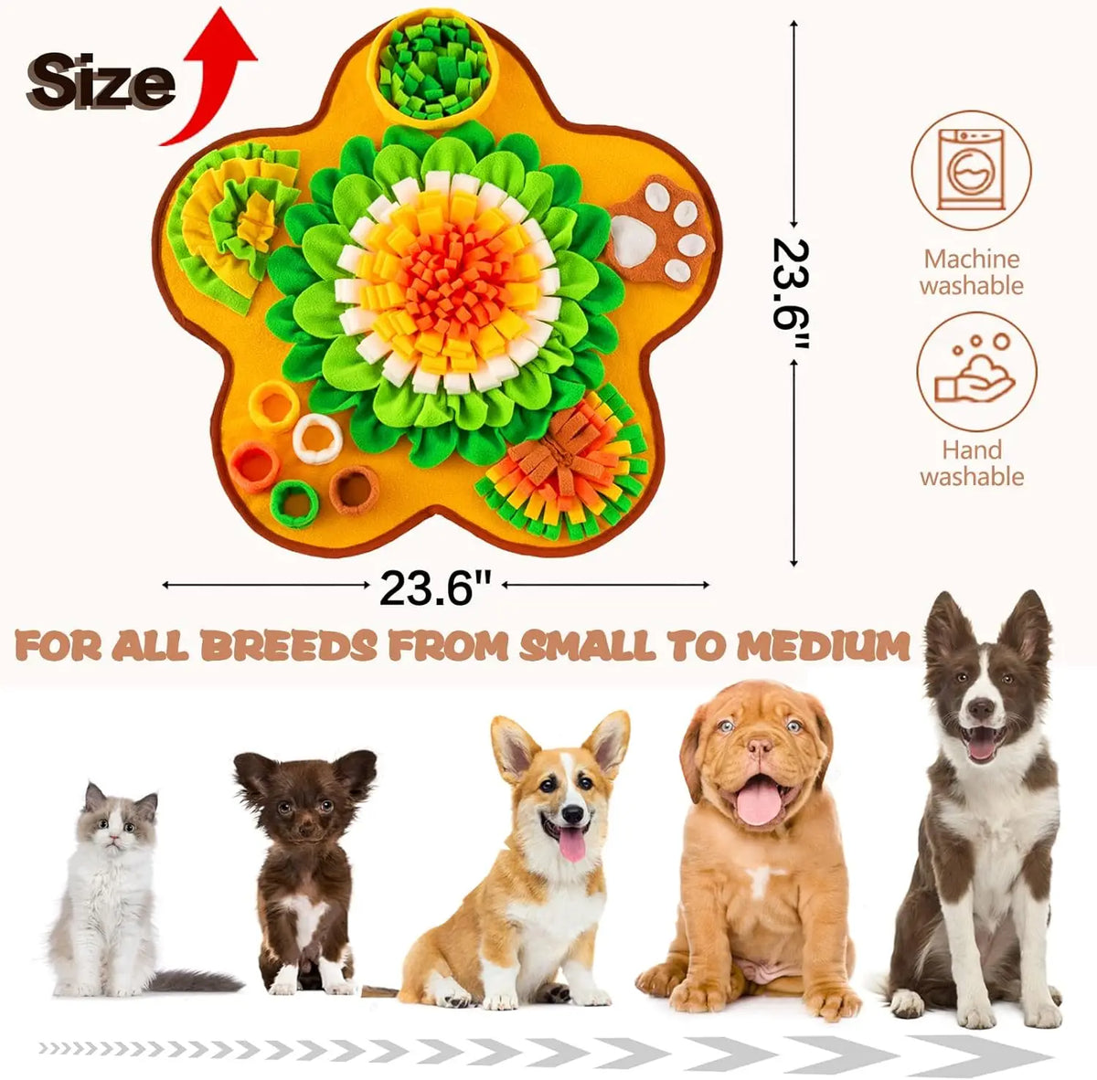 Fleece Dog Snuffle Mat