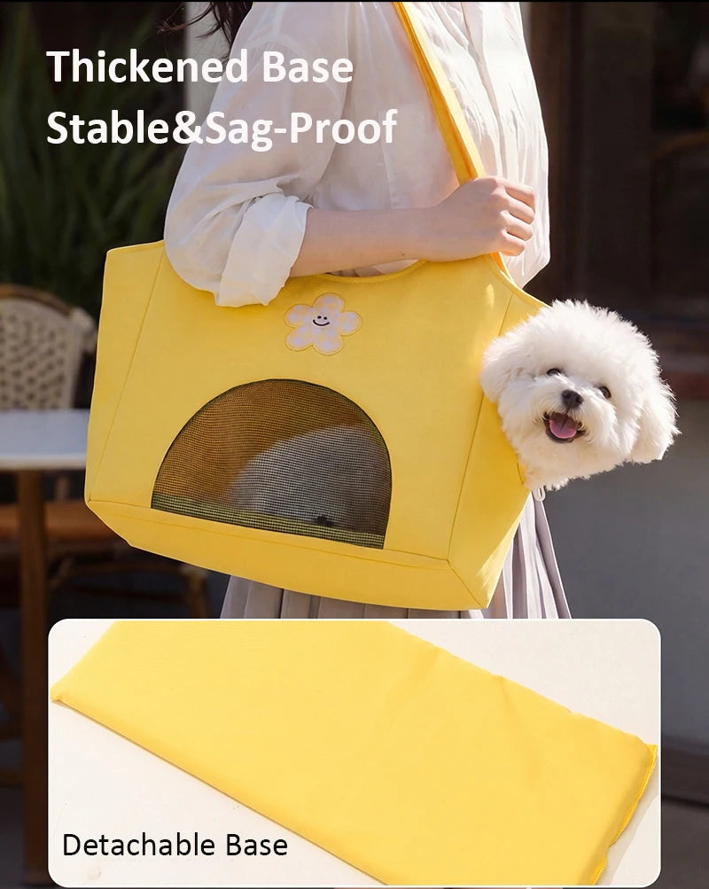 Canvas Pet Carrier Bag for Small Dogs & Cats — Up to 7.5kg