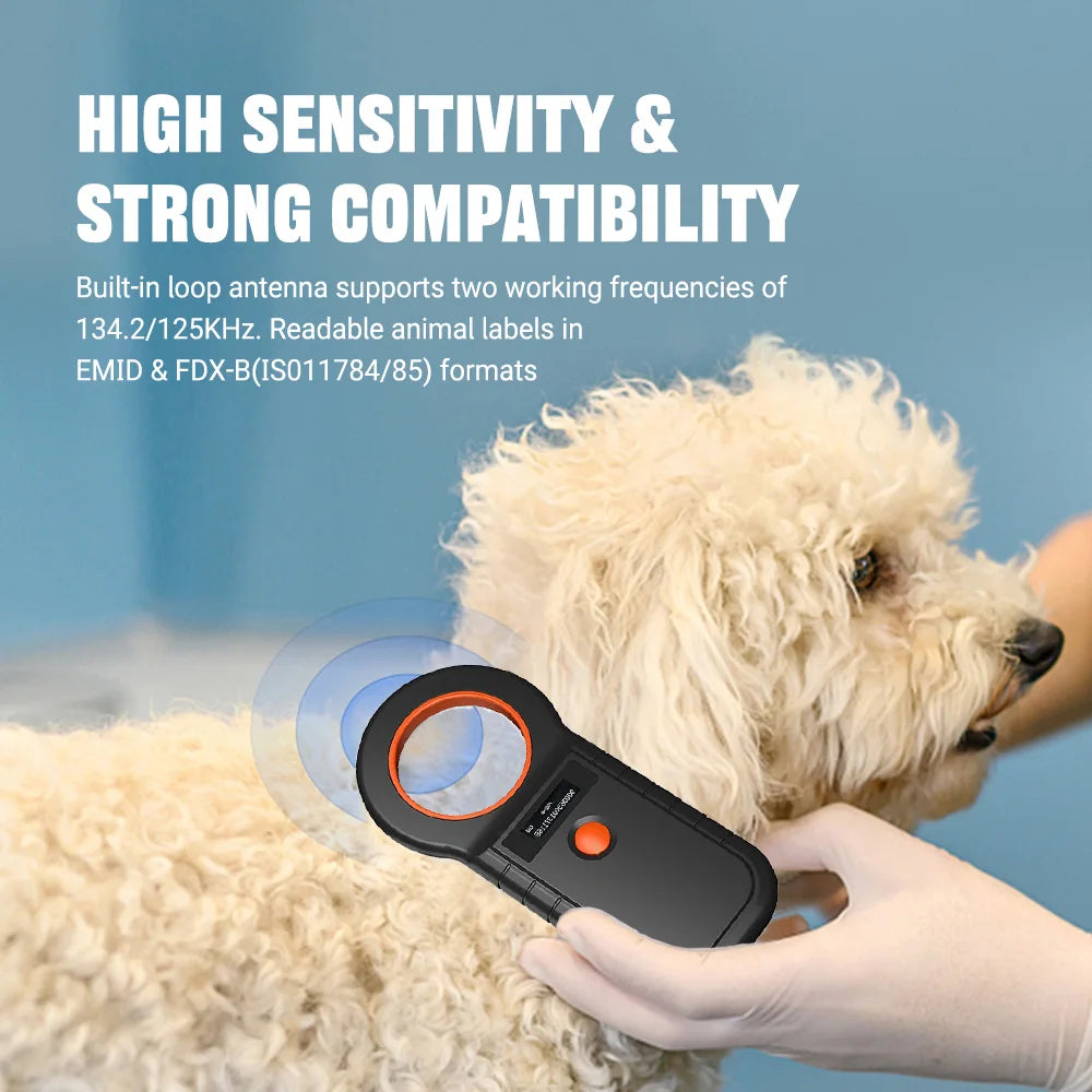 Pet Microchip Scanner & RFID Reader