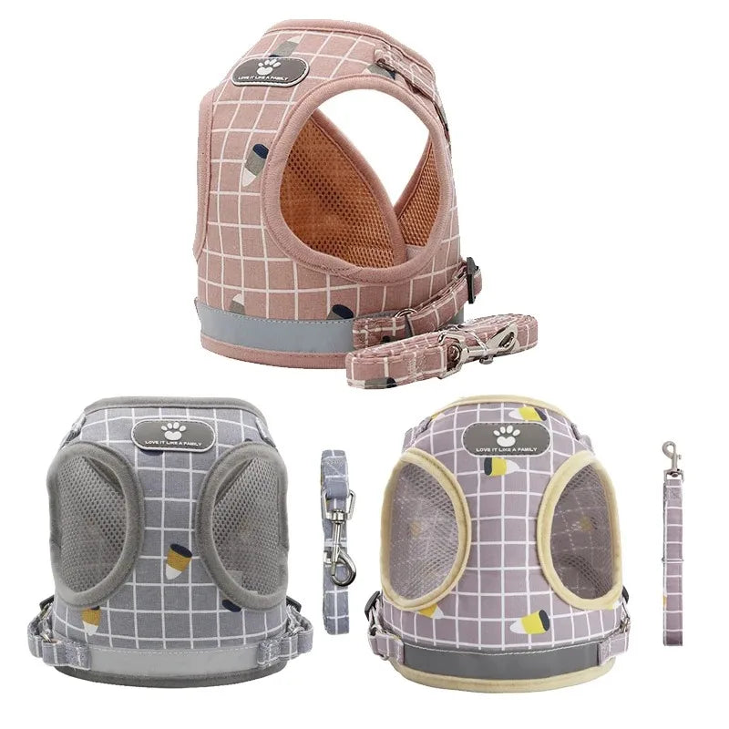 Gilet Tactique pour Chien avec Sangle de Poitrine