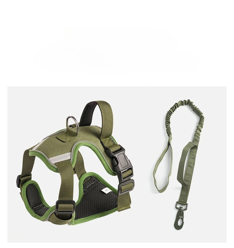 Large Dog Harness with Leash - Training Vest for Medium to Large Dogs