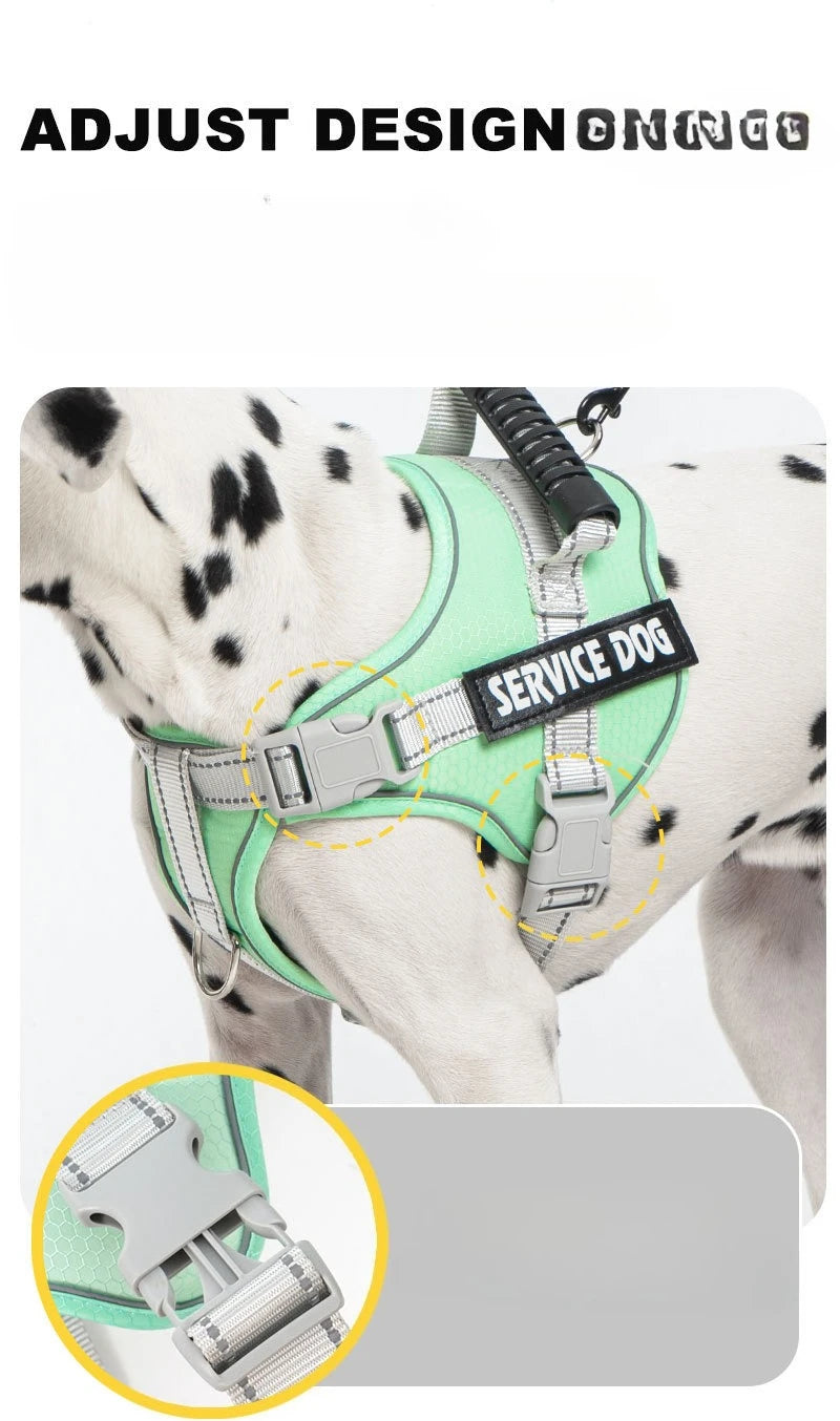No Pull Dog Harness with Front Clip and Handle