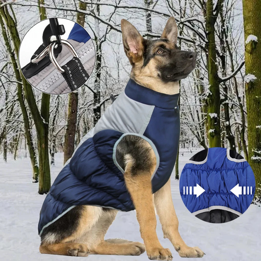 Waterproof Reflective Down Jacket for Dogs