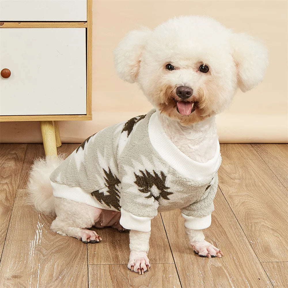 Fleece Winter Sweater for Cats & Small Dogs