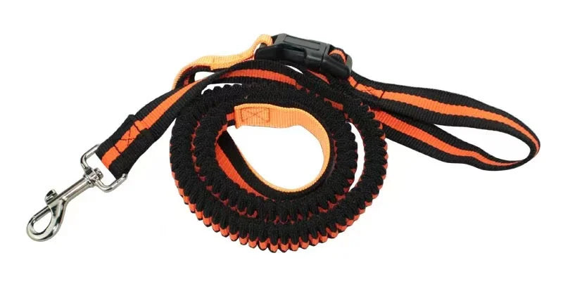Hands-Free Running Dog Leash Set with Waist Bag & Reflective Belt