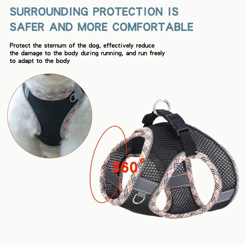 Gilet Tactique pour Chien avec Sangle de Poitrine - Harnais Robuste pour Animaux de Compagnie