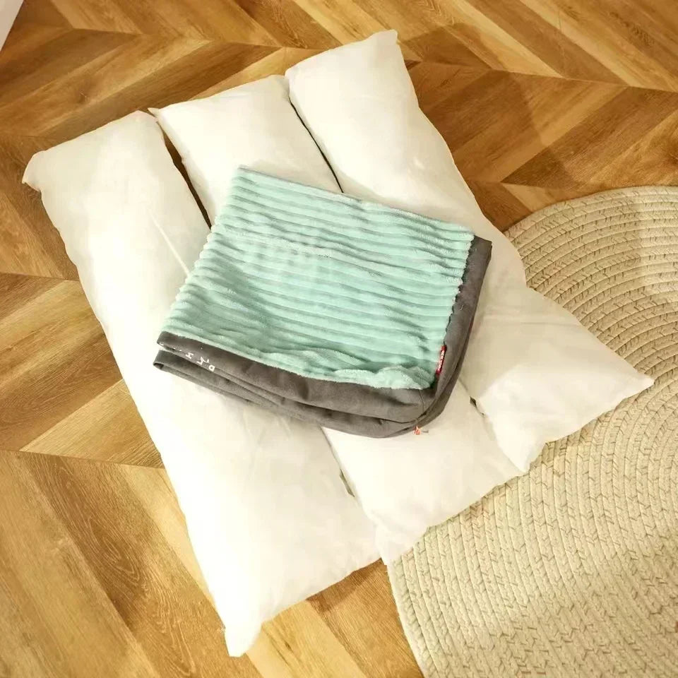 Corduroy Dog Bed Mat – Thick Washable Sofa Pad for Medium & Large Dogs