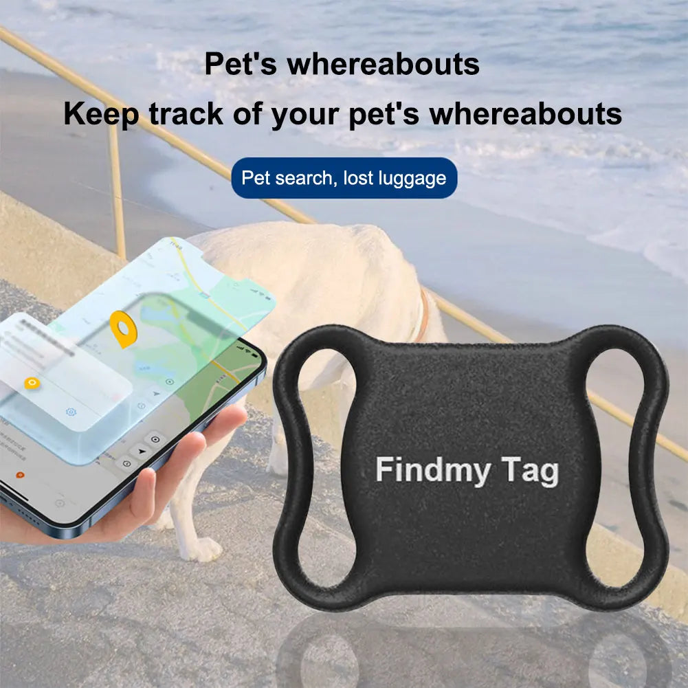 IP67 Bluetooth Pet Tracker with Collar for Dogs & Cats — Findmytag App