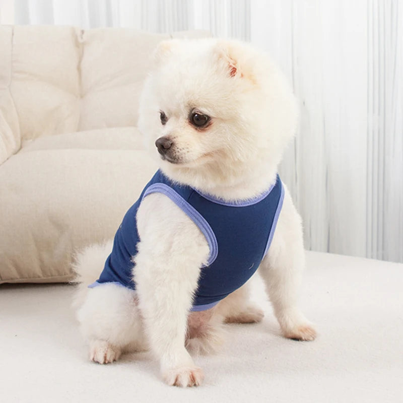 Letter Print Sleeveless Vest for Small Dogs
