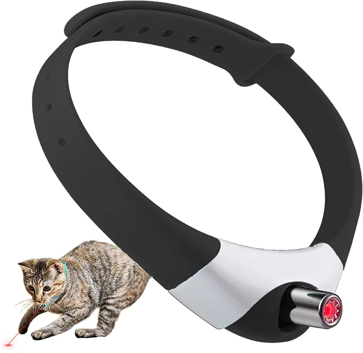 Smart Cat Laser Collar - Interactive Rechargeable Exercise Toy