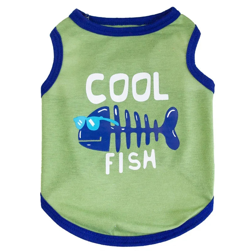 Summer Cotton Vest for Cats & Small Dogs