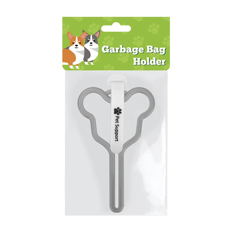Dog Poop Bag Dispenser with Leash Clip Holder