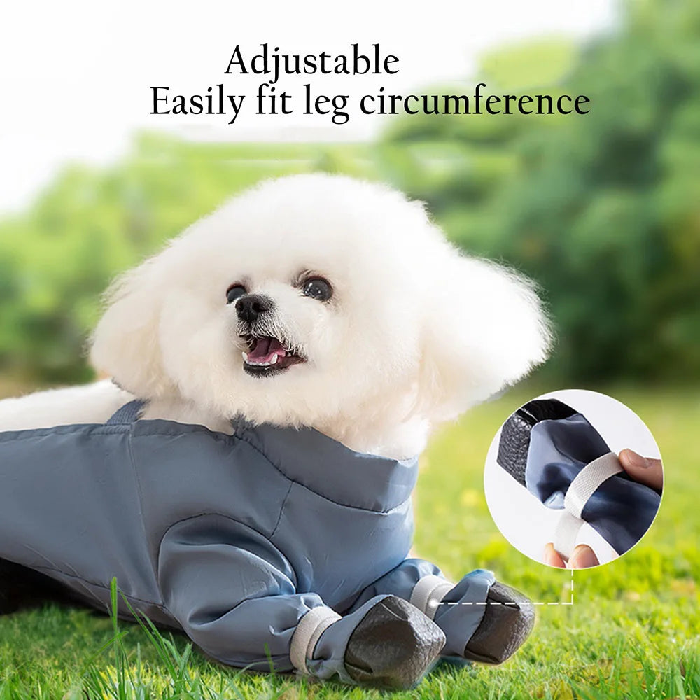 Waterproof Anti-Slip Dog Boots & Paw Protector Leggings