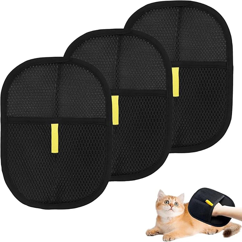 Electrostatic Pet Hair Remover Glove — Reusable Grooming Glove for Cats, Dogs & Furniture