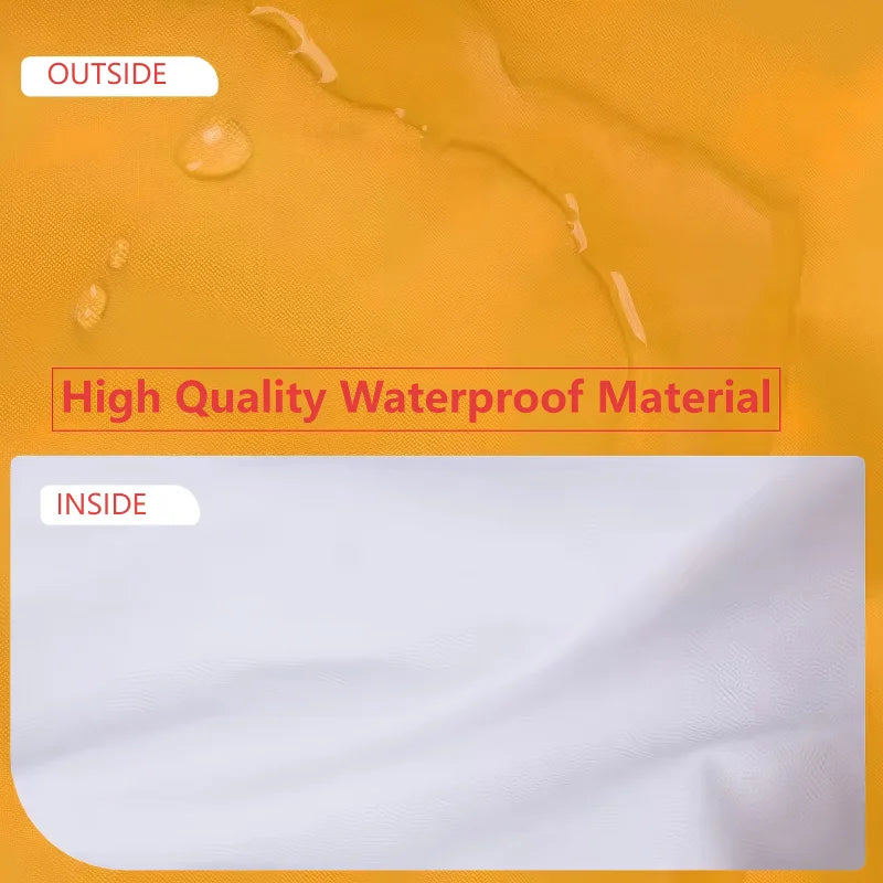 Waterproof Reflective Hooded Dog Raincoat – S to 3XL
