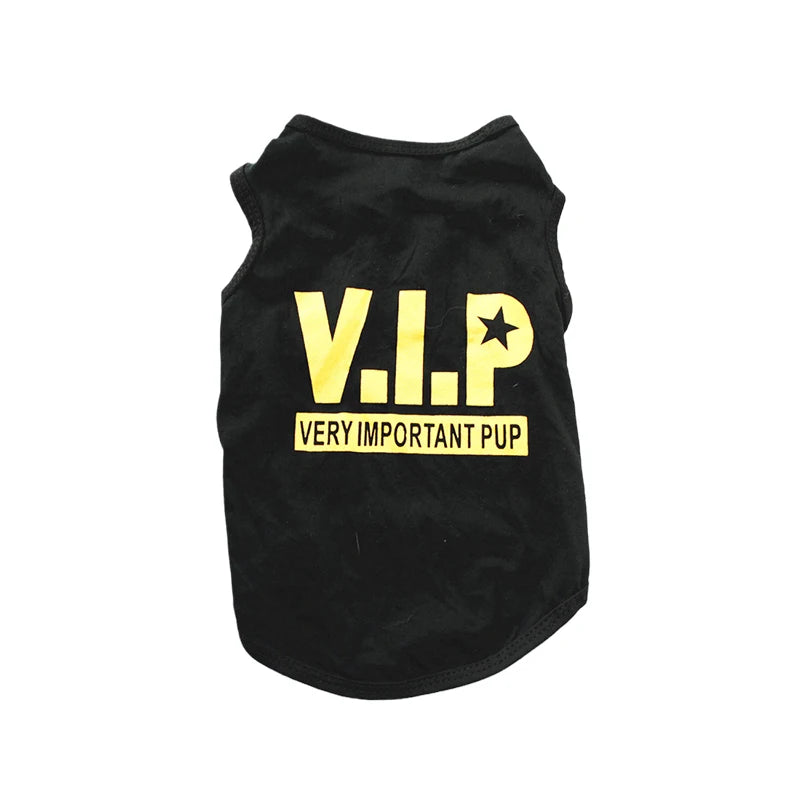 Printed Cotton Summer Vest for Cats & Puppies